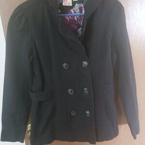 Vintage Roxy Womans medium lightweight hooded coat